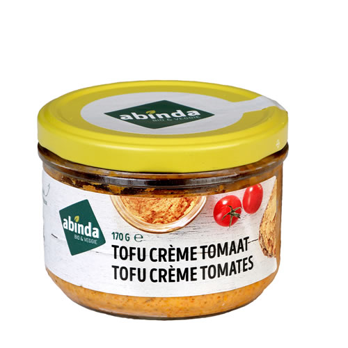 Abinda Tofu crème - tomaat bio 170g